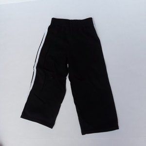 Garanimals black pants with white stripe 24M